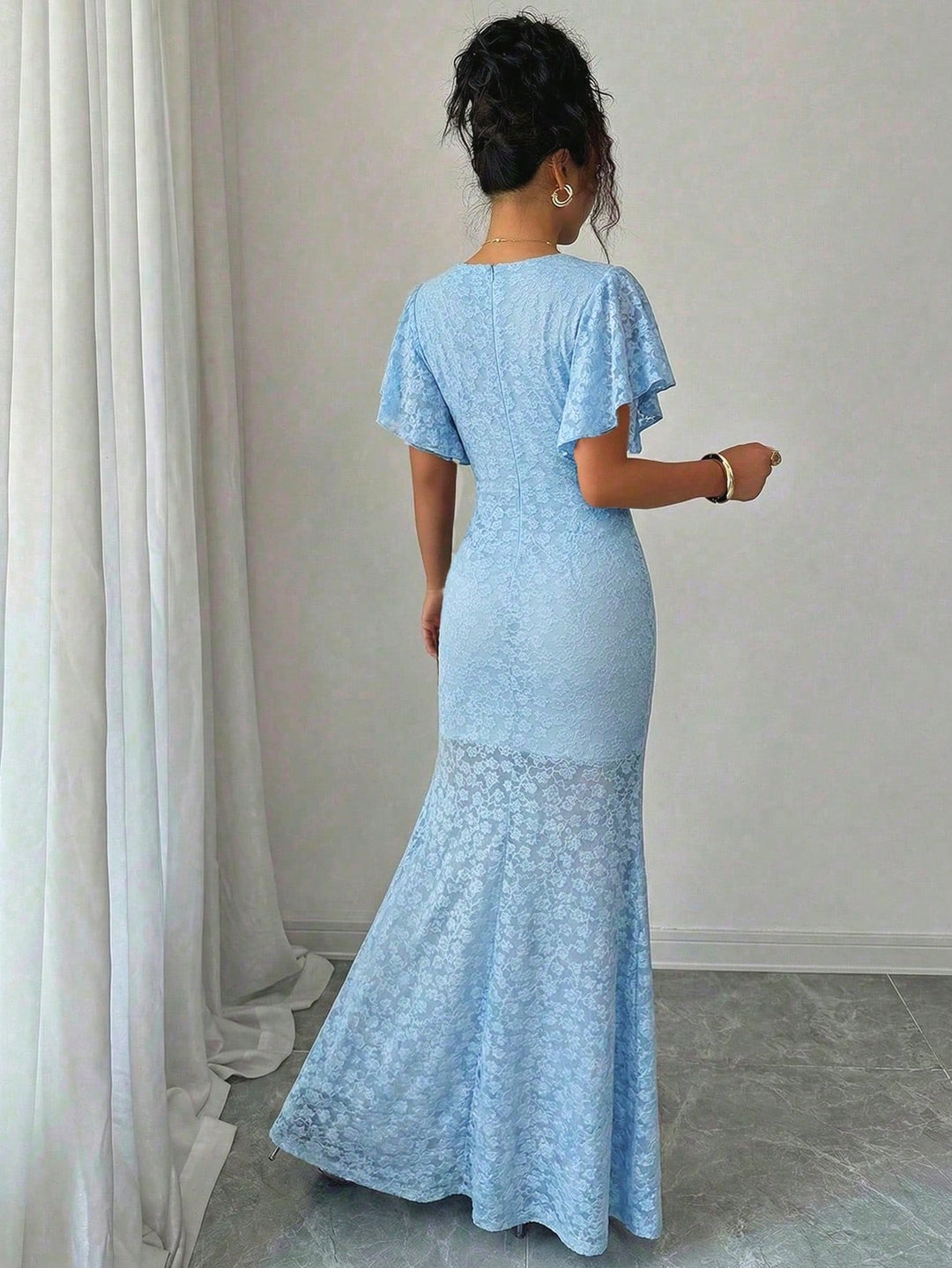 Rochie maxi SHEIN, albastru