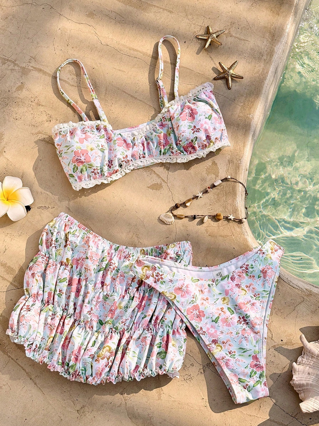 Set bikini SHEIN, mix culori
