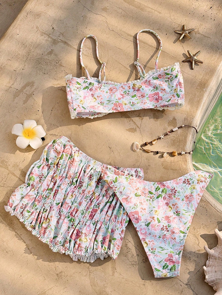 Set bikini SHEIN, mix culori