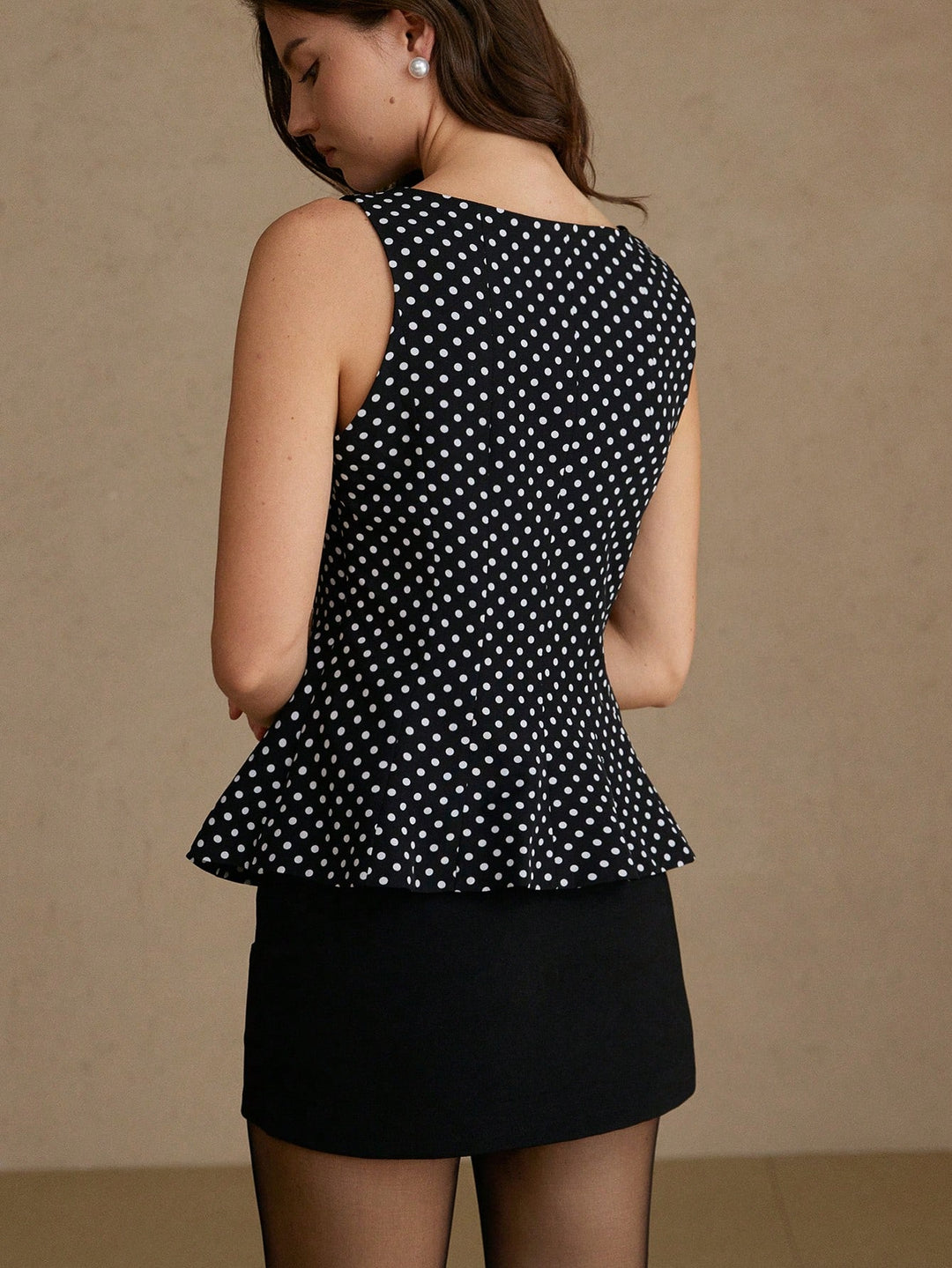 Top SHEIN, negru