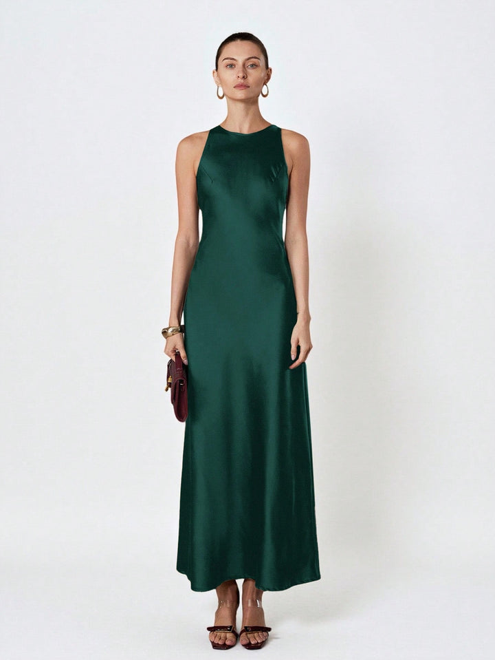 Rochie maxi SHEIN, verde