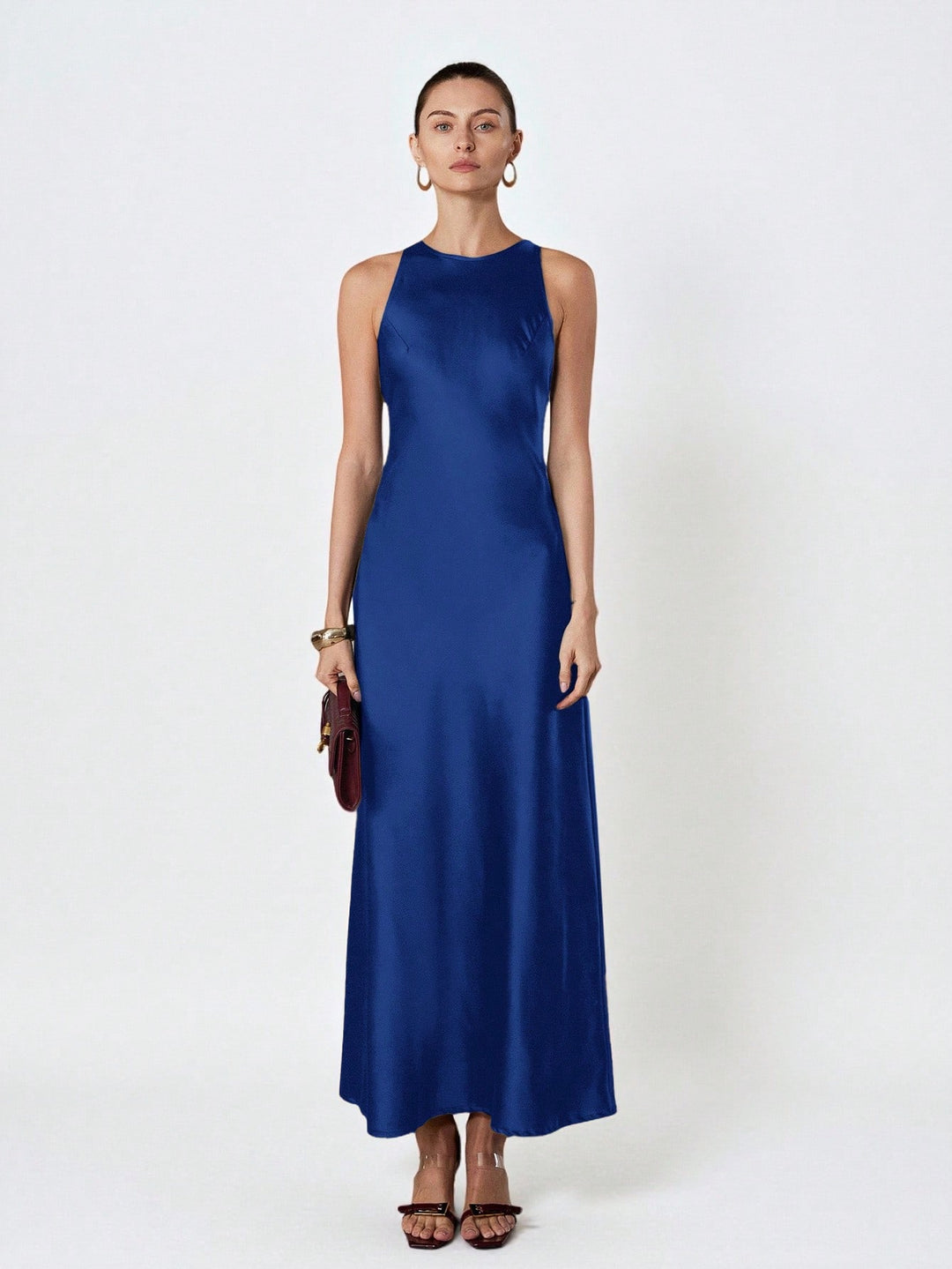 SHEIN maxi ruha, kék