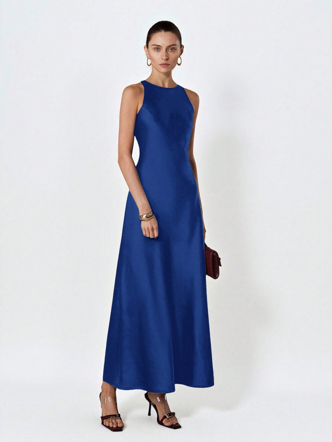 SHEIN maxi ruha, kék