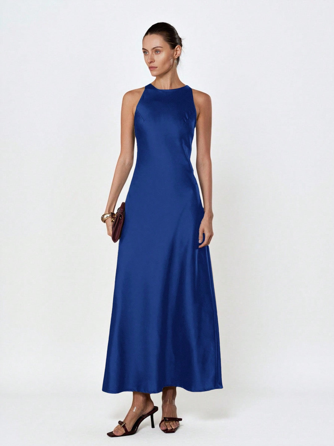 SHEIN maxi ruha, kék