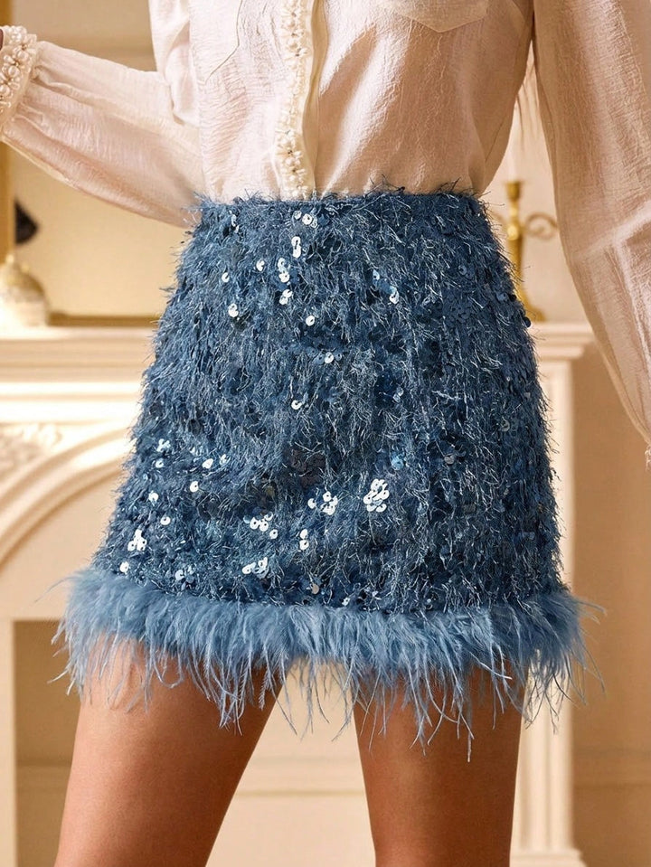 SHEIN mini szoknya, kék