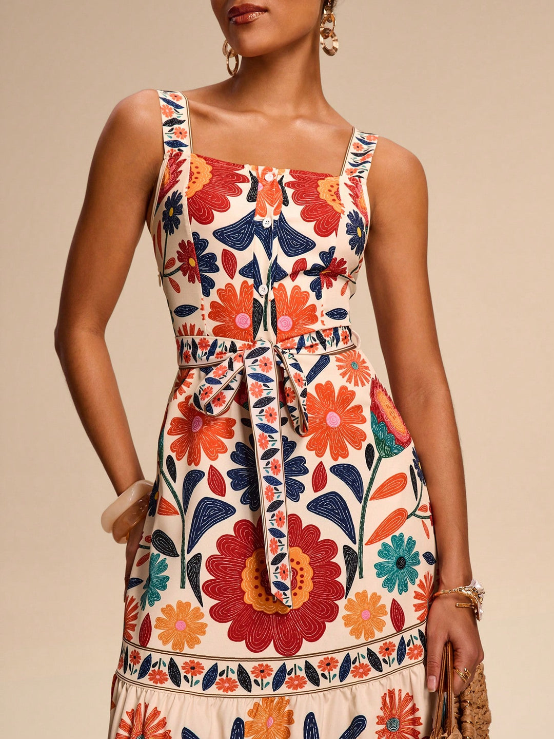 Rochie maxi SHEIN, mix culori