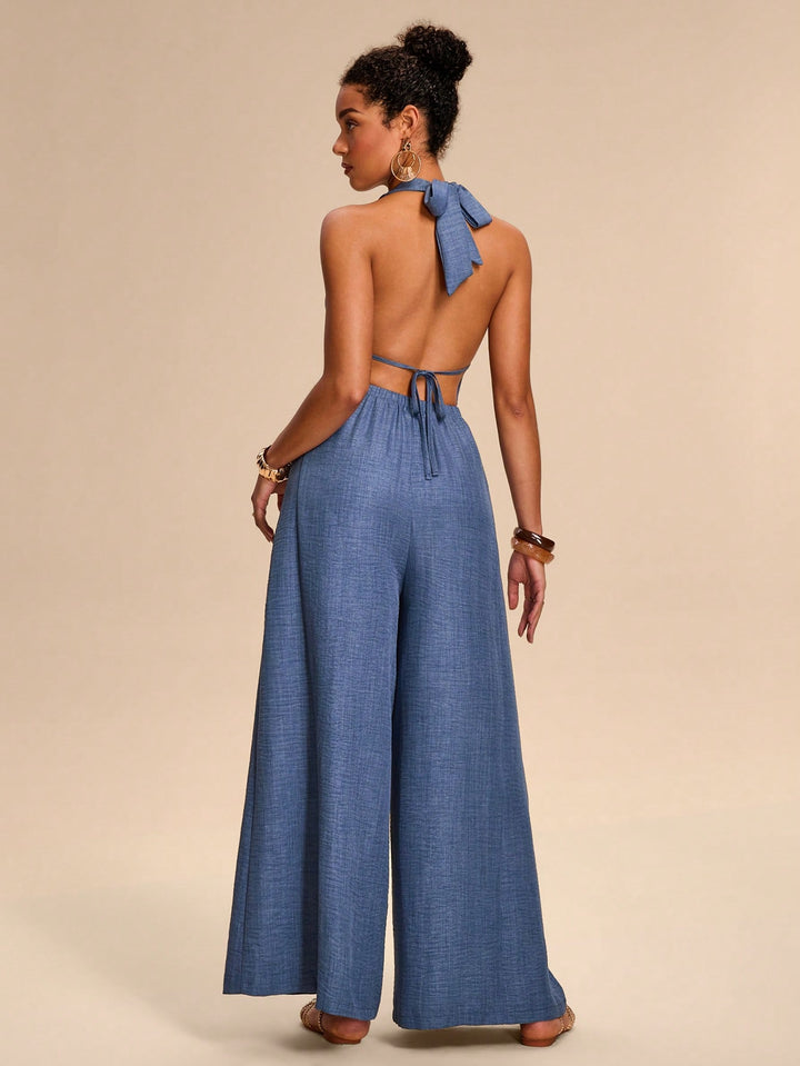 SHEIN Kantáros farmerruha, kék