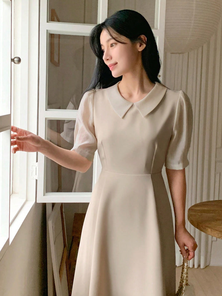 Rochie midi SHEIN, kaki