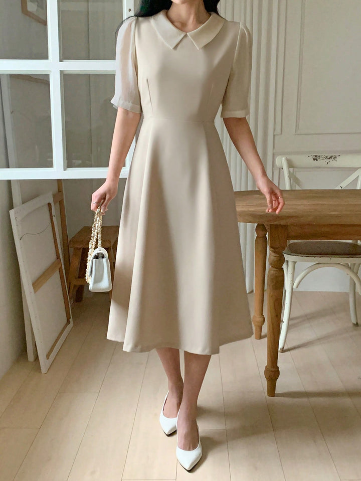 Rochie midi SHEIN, kaki