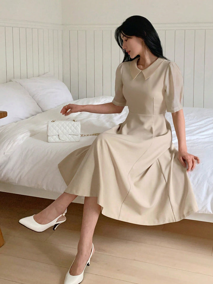 Rochie midi SHEIN, kaki
