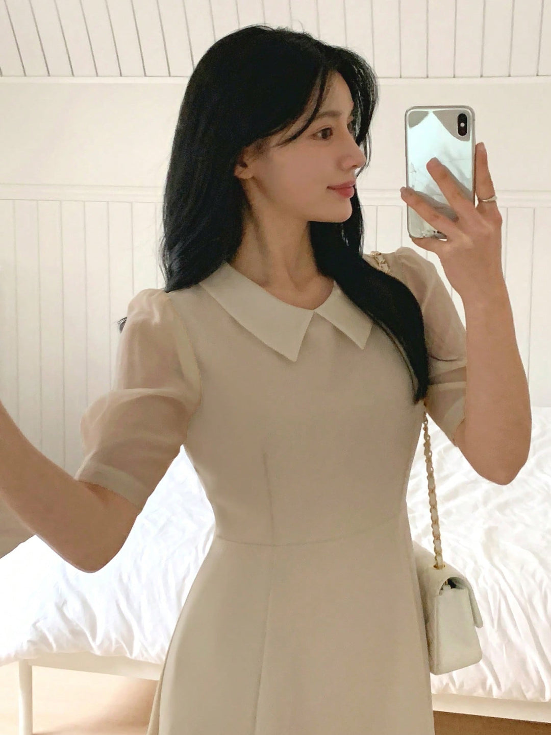 Rochie midi SHEIN, kaki