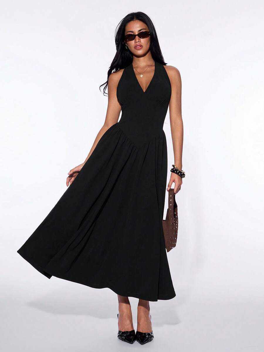 Rochie maxi SHEIN, negru