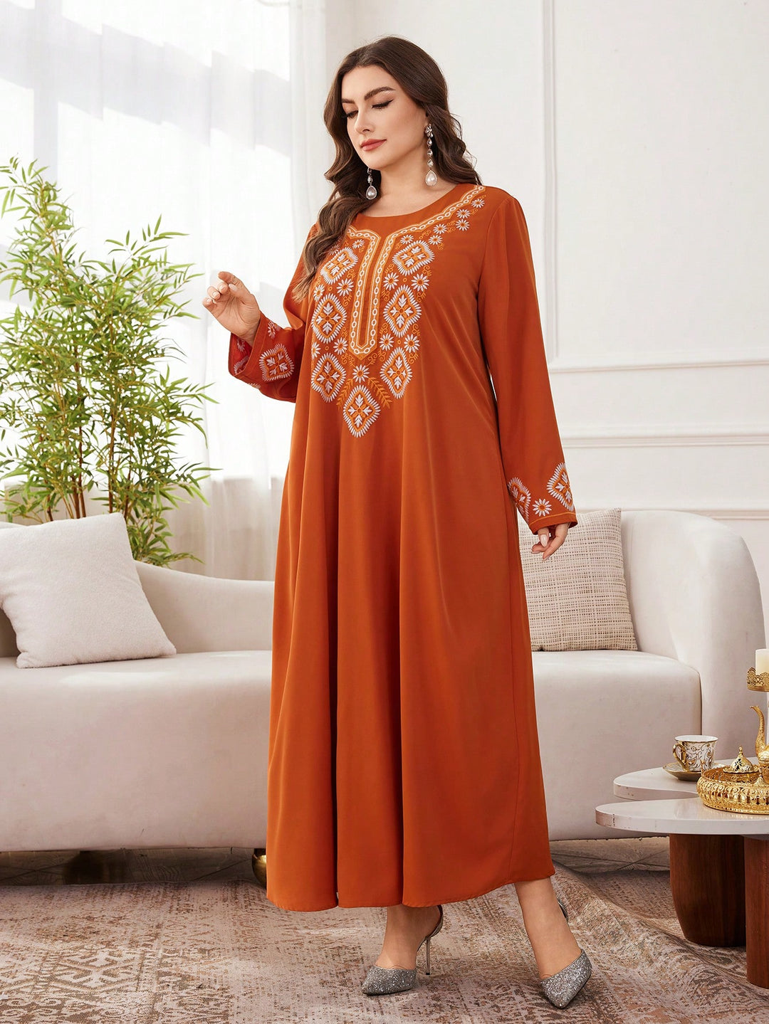 Rochie SHEIN, portocaliu