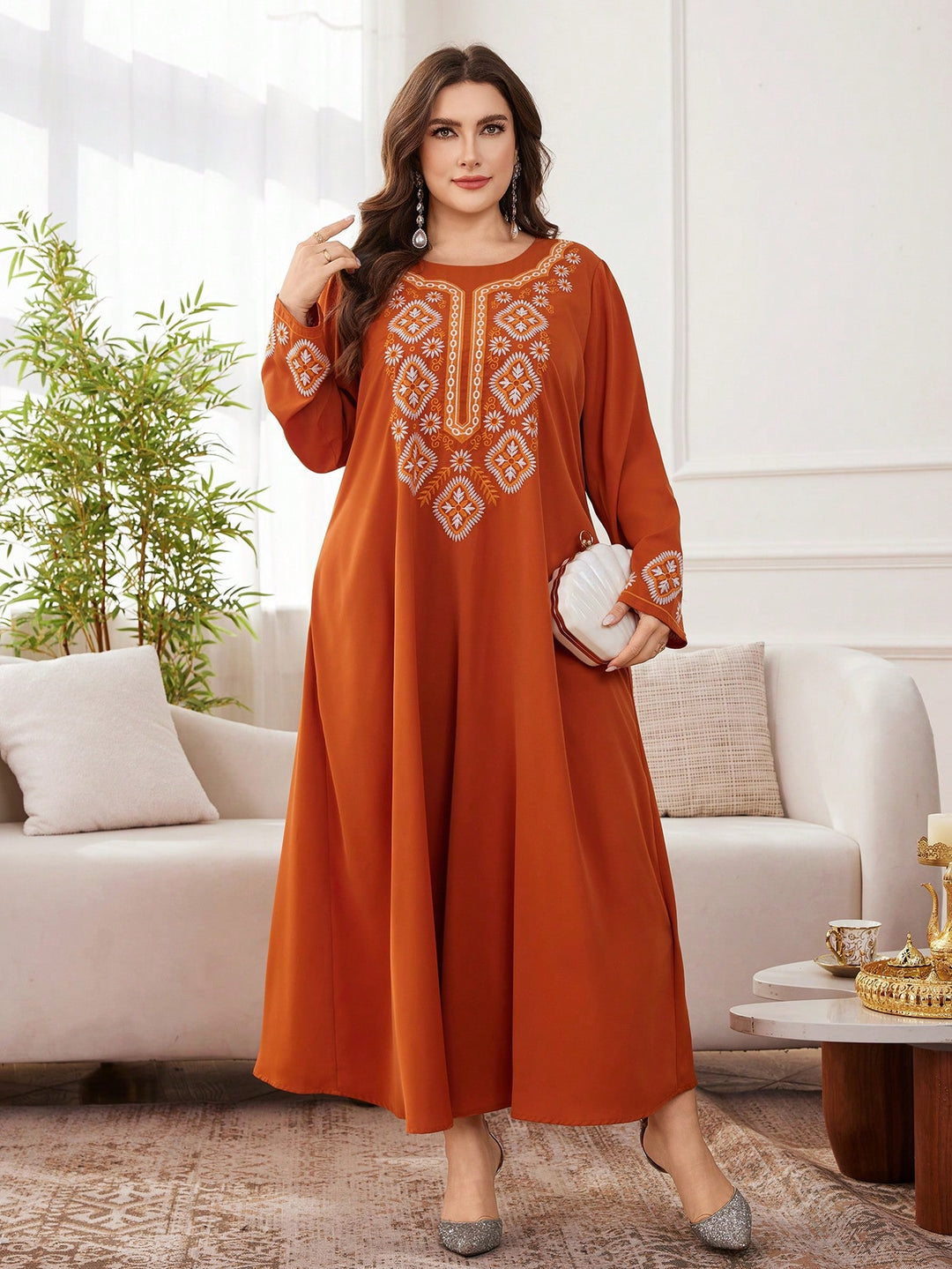 Rochie SHEIN, portocaliu