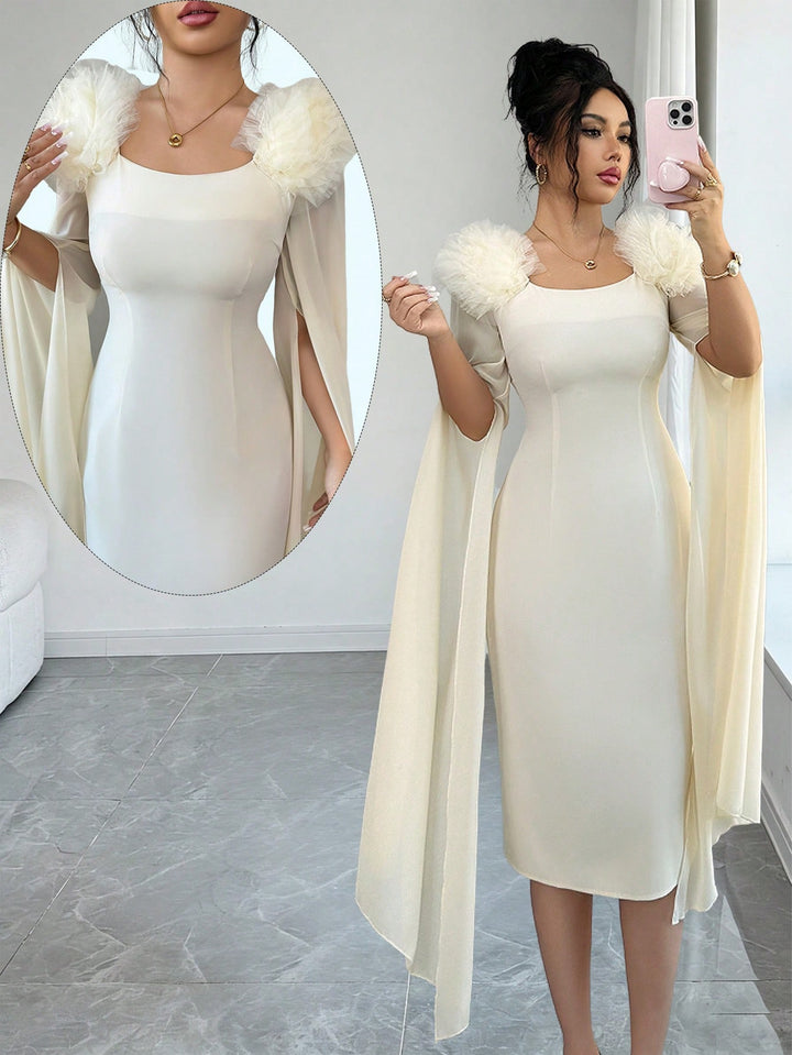 Rochie maxi SHEIN, portocaliu