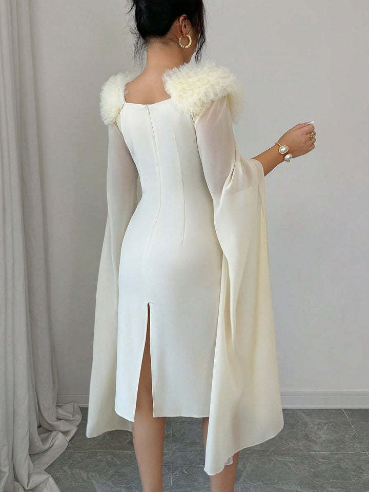 Rochie maxi SHEIN, portocaliu