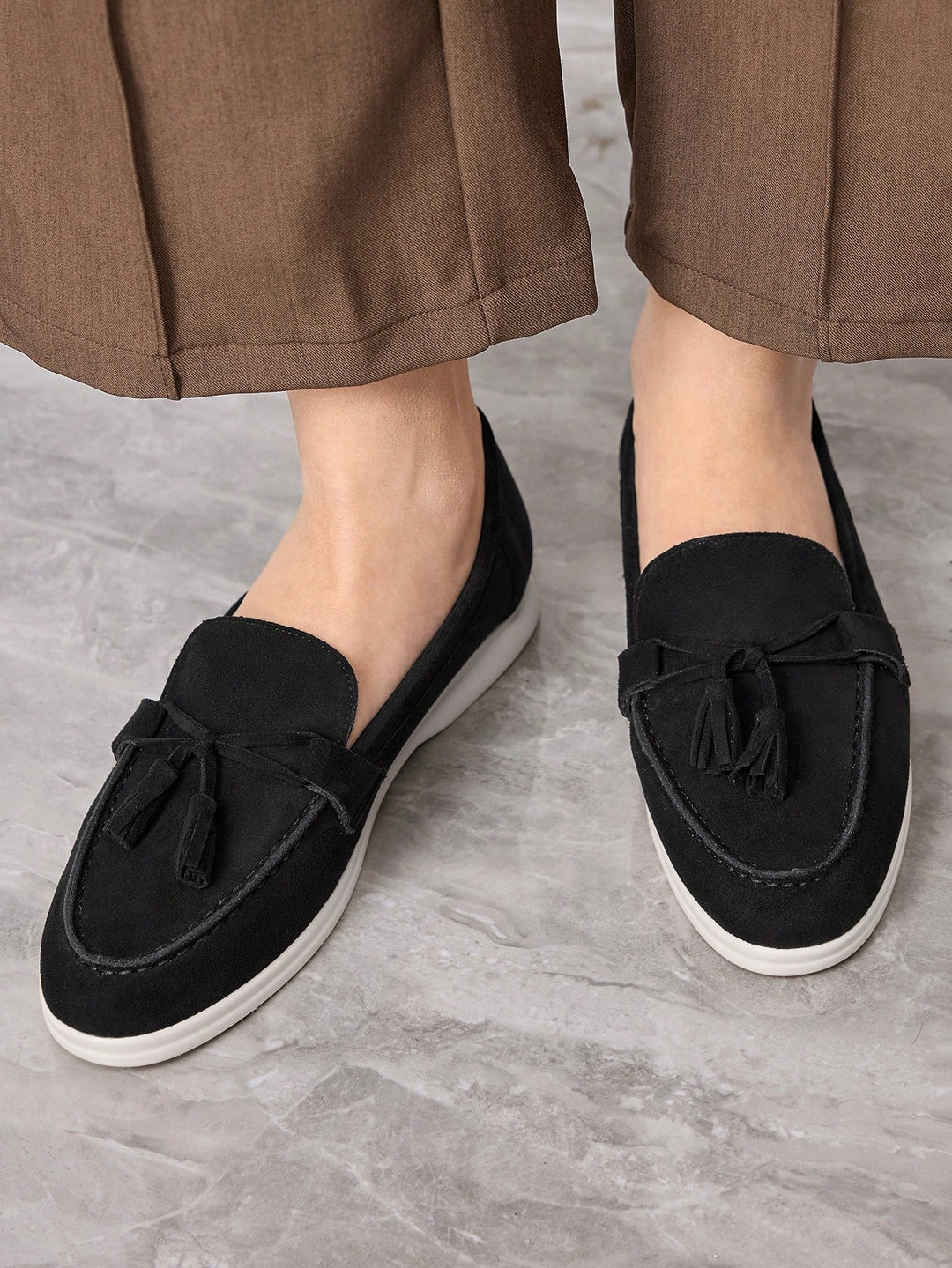 Mocasini SHEIN, negru