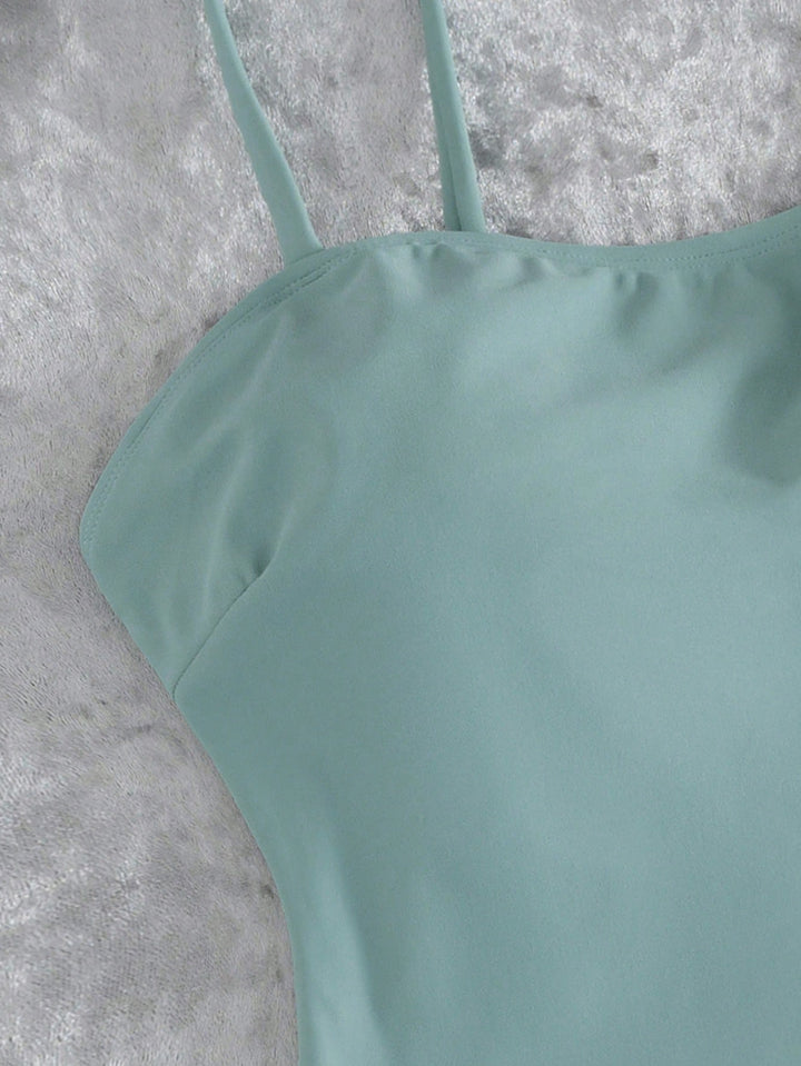Costum de baie SHEIN, albastru