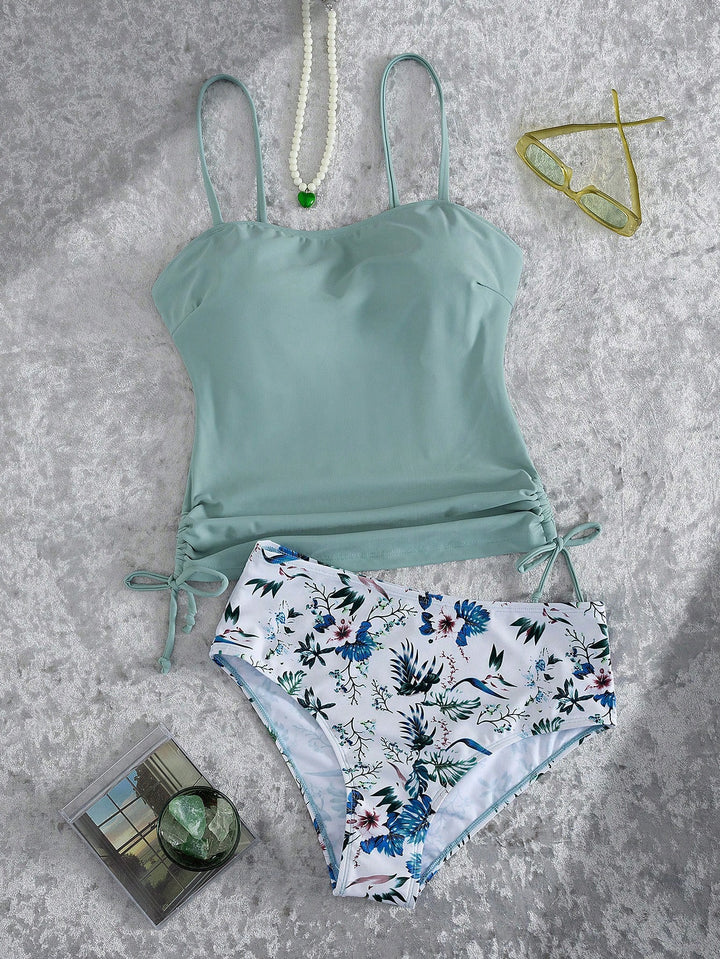 Costum de baie SHEIN, albastru