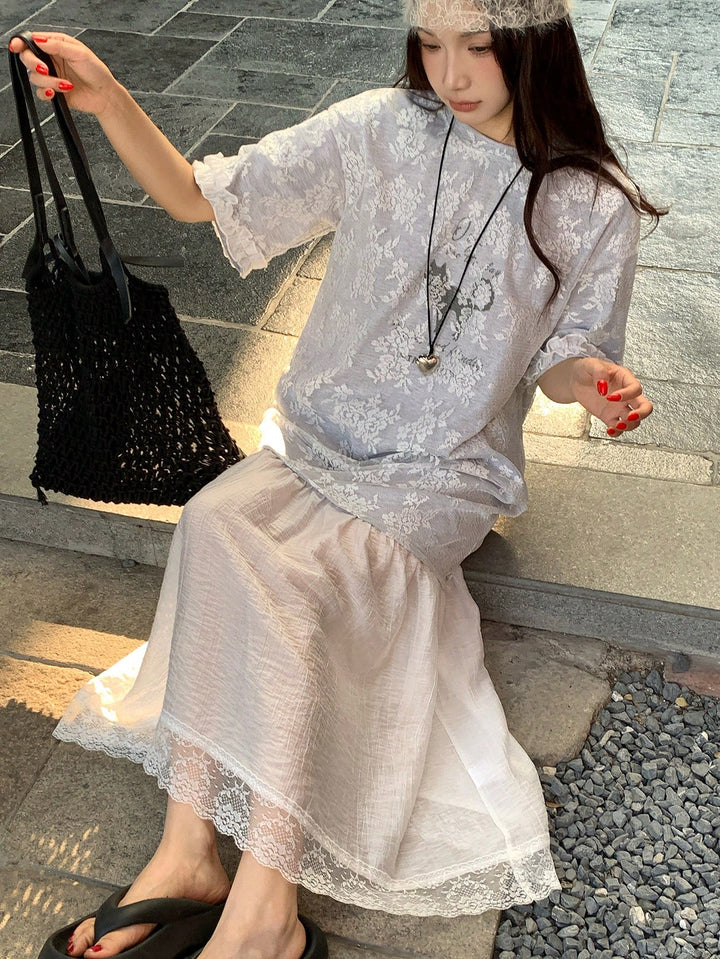 Rochie maxi SHEIN, gri