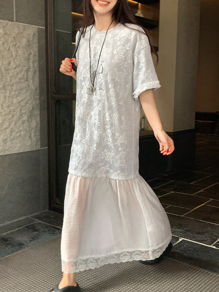 Rochie maxi SHEIN, gri