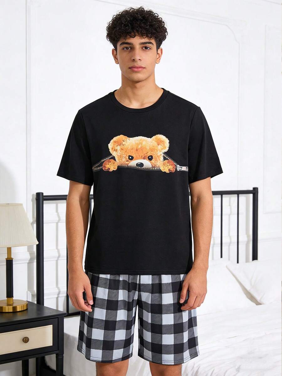 Compleu pijamale SHEIN, mix culori
