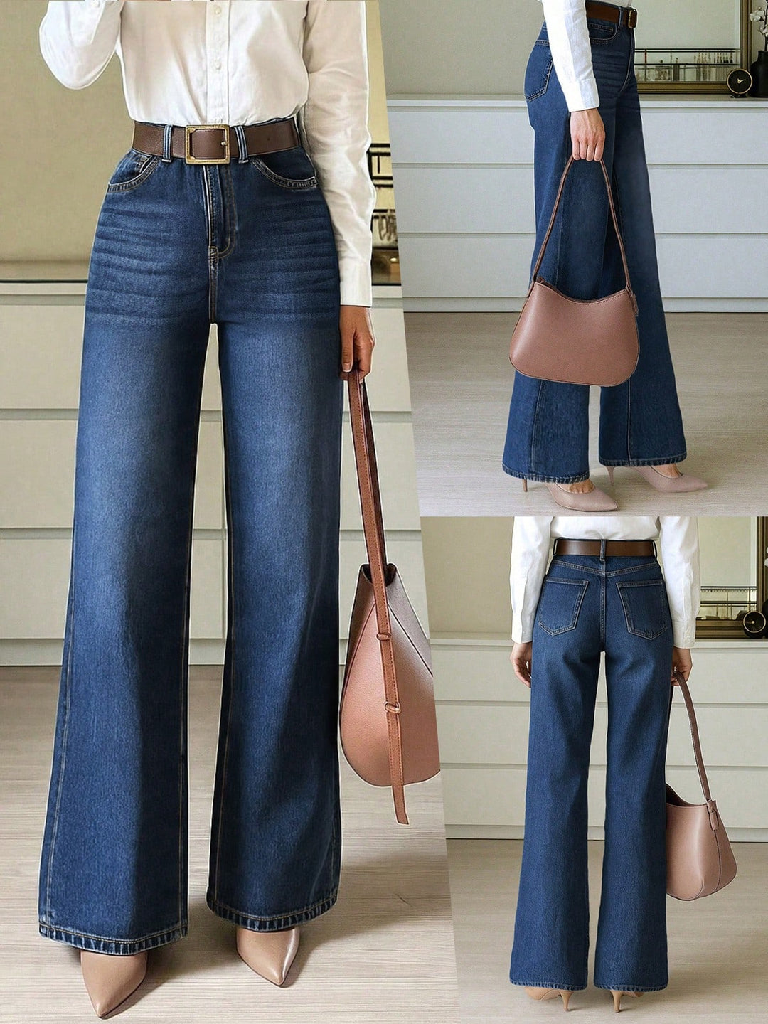 Jeans SHEIN, albastru