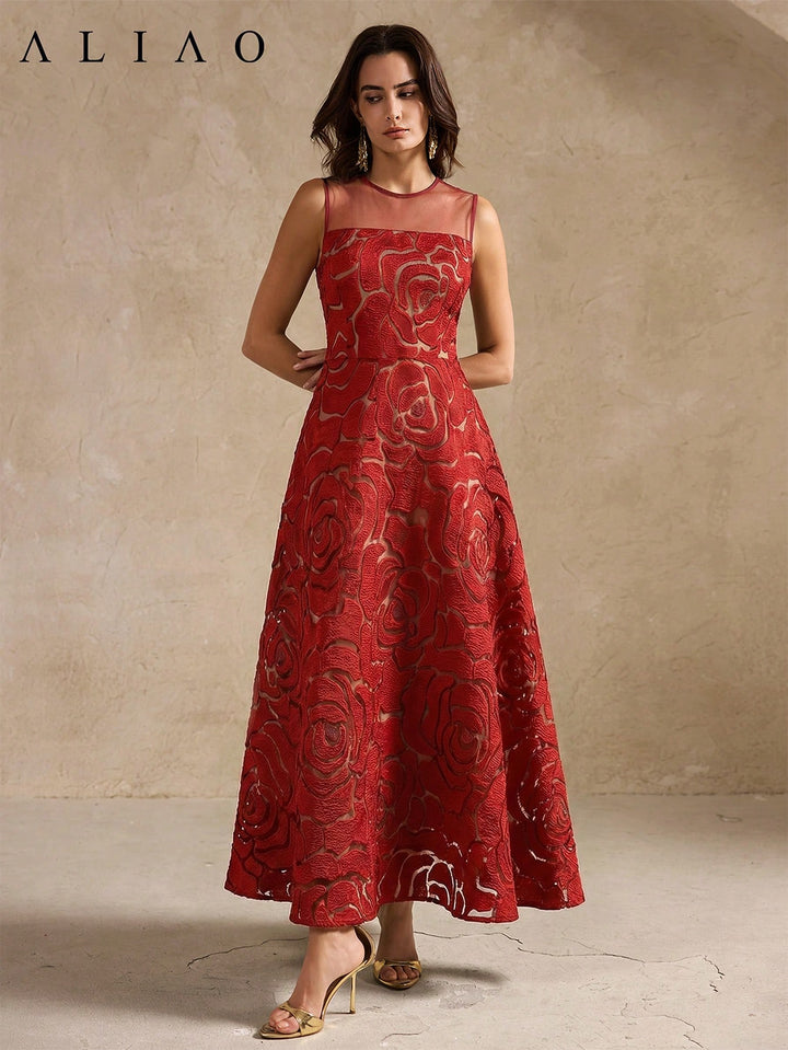 Rochie maxi SHEIN, vișiniu