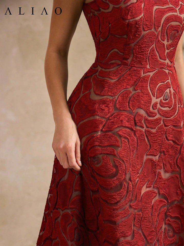 Rochie maxi SHEIN, vișiniu