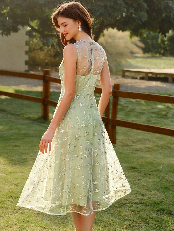 Rochie midi SHEIN, verde