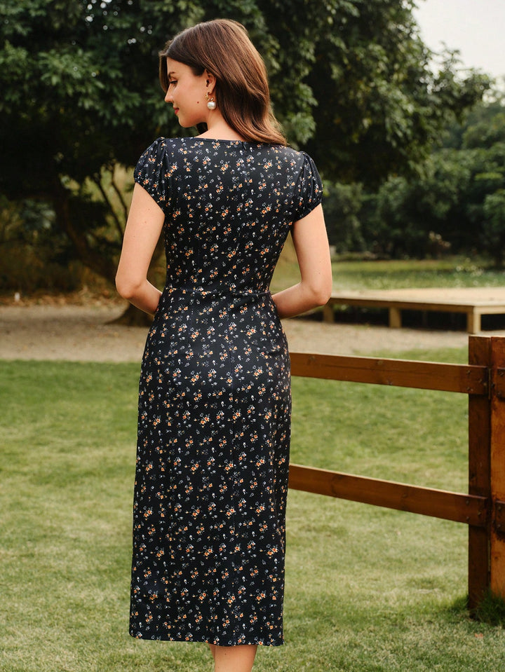 Rochie midi SHEIN, negru