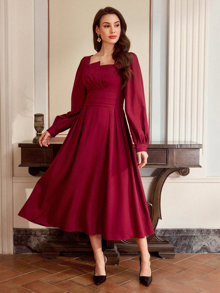 Rochie maxi SHEIN, vișiniu