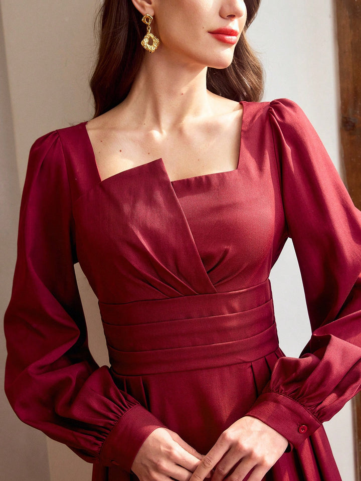 Rochie maxi SHEIN, vișiniu