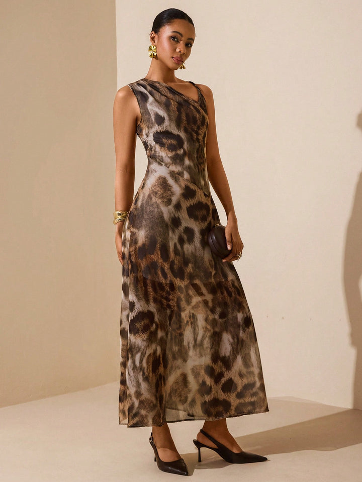 Rochie maxi SHEIN, mix culori