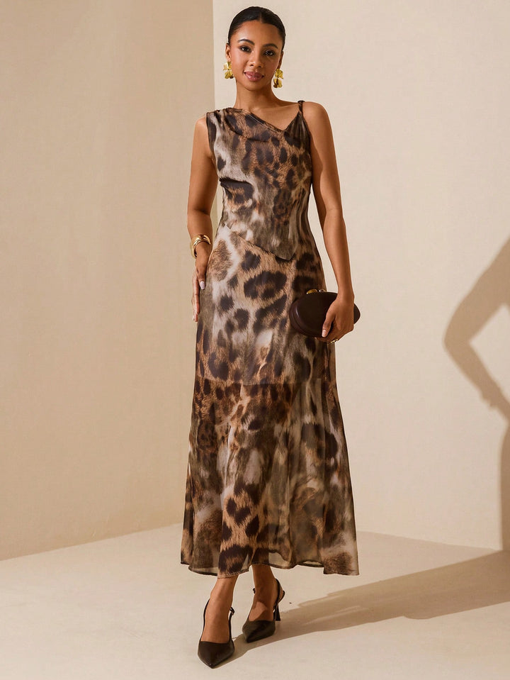 Rochie maxi SHEIN, mix culori