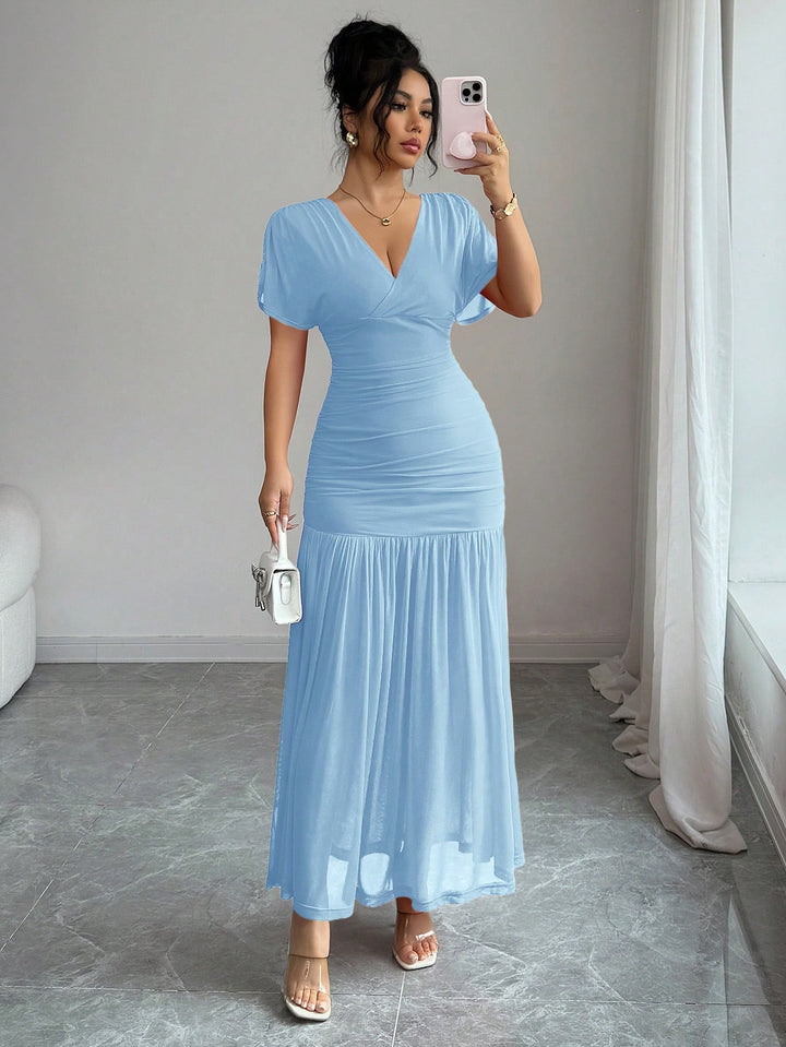 Rochie maxi SHEIN, albastru