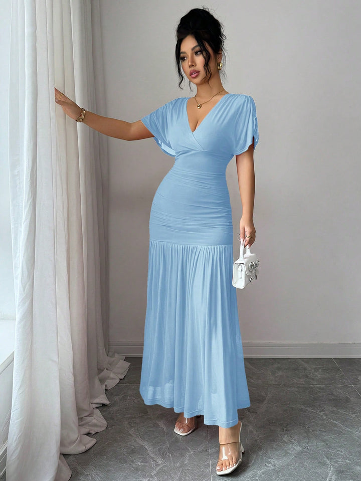 Rochie maxi SHEIN, albastru