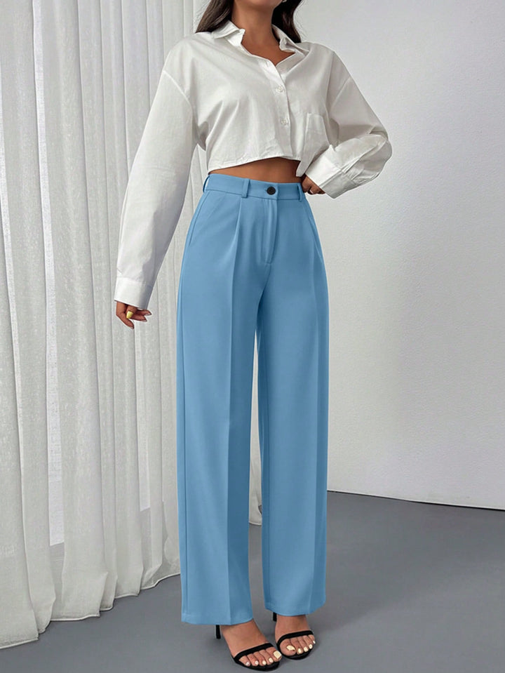 Pantaloni SHEIN, albastru