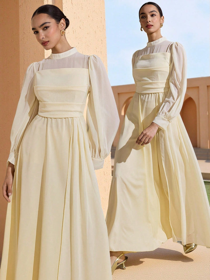Rochie maxi SHEIN, galben