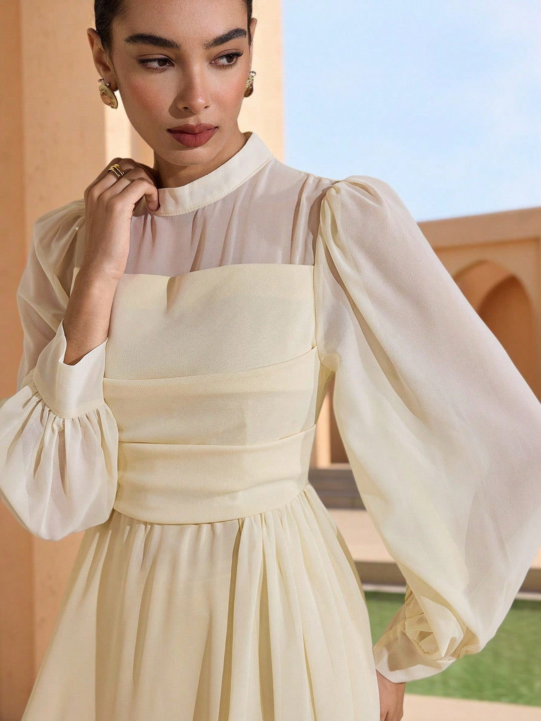 Rochie maxi SHEIN, galben