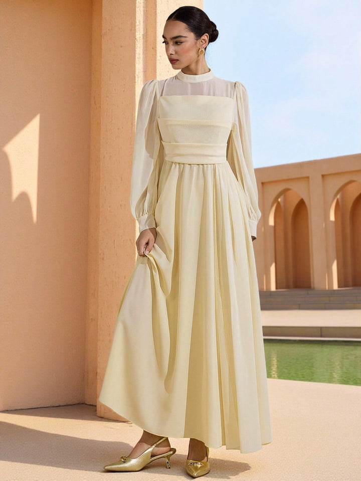 Rochie maxi SHEIN, galben