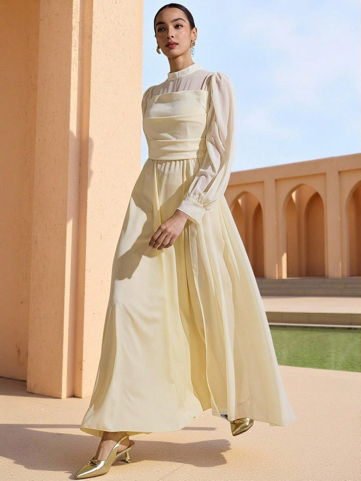 Rochie maxi SHEIN, galben