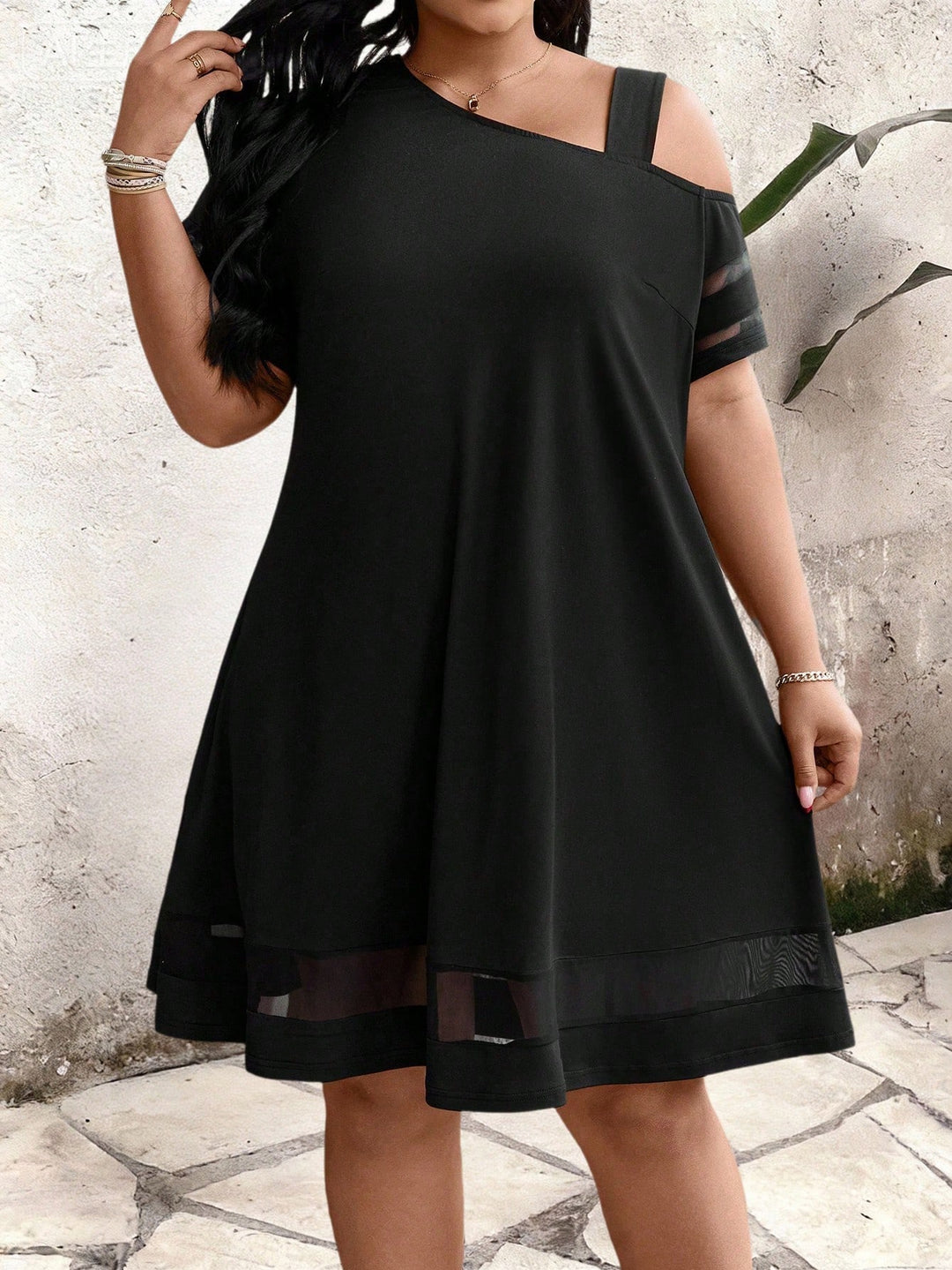 Rochie mini SHEIN, negru