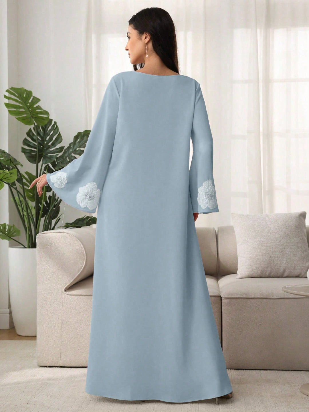 Rochie maxi SHEIN, albastru