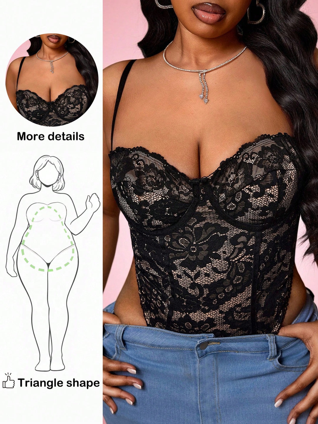 Body SHEIN, negru