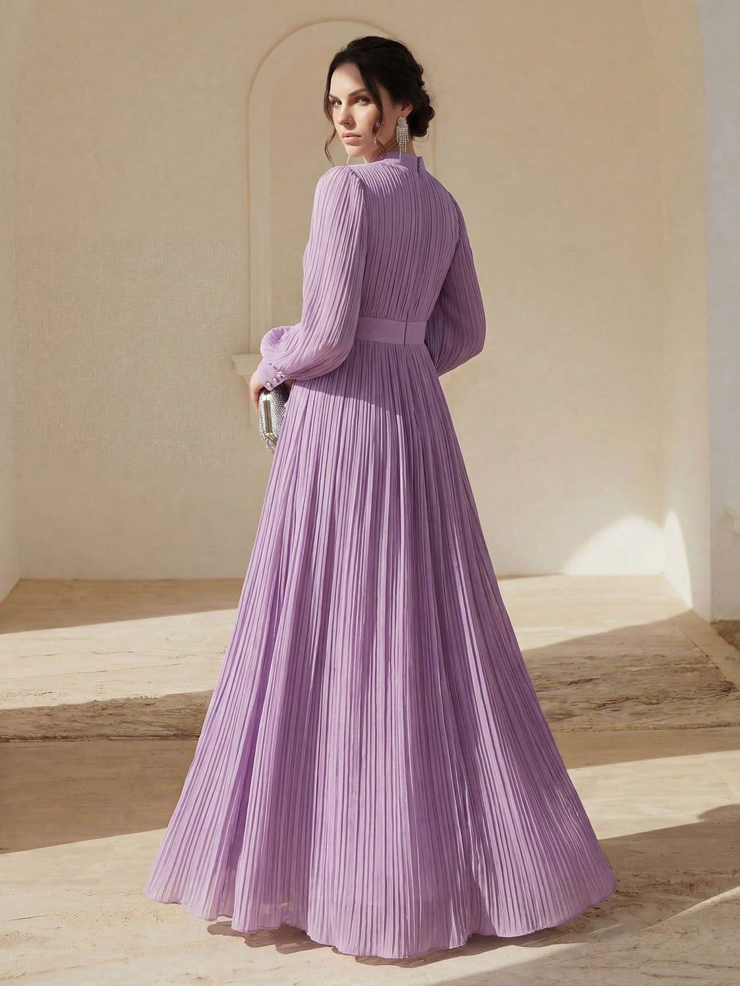 SHEIN maxi ruha, lila