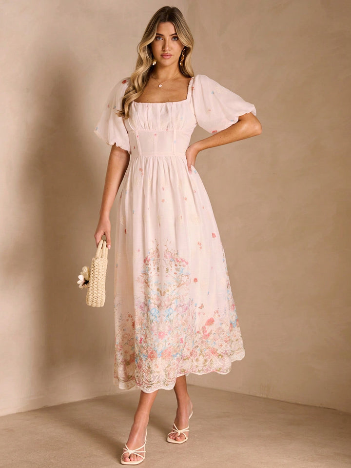 Rochie maxi SHEIN, roz