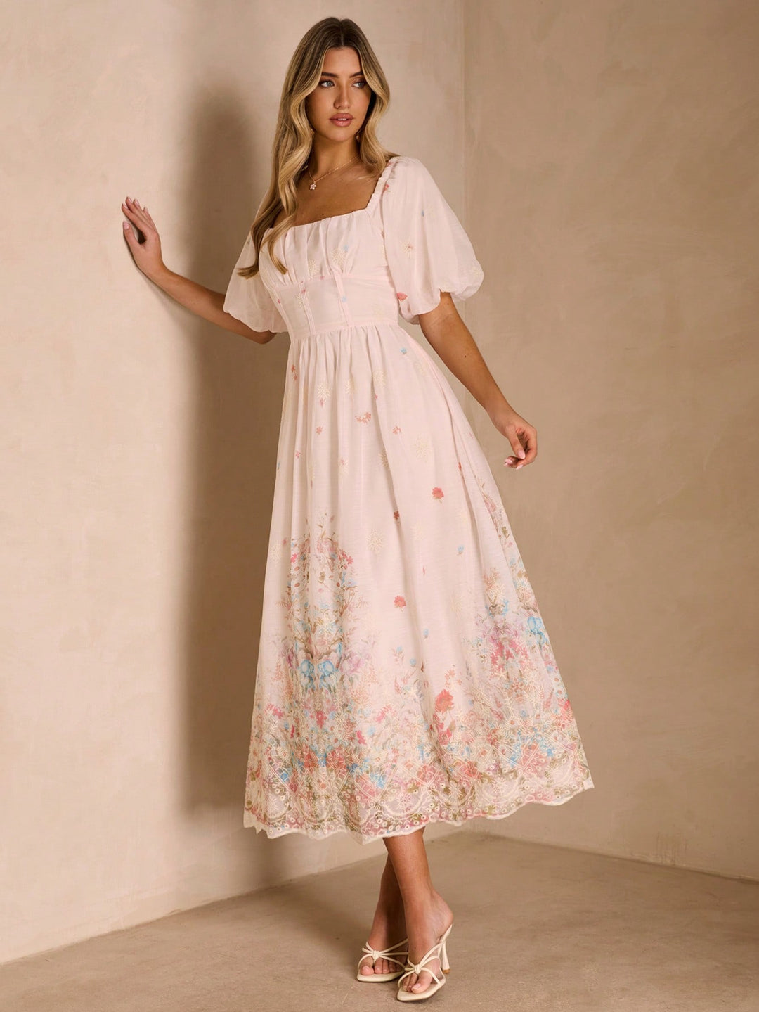 Rochie maxi SHEIN, roz