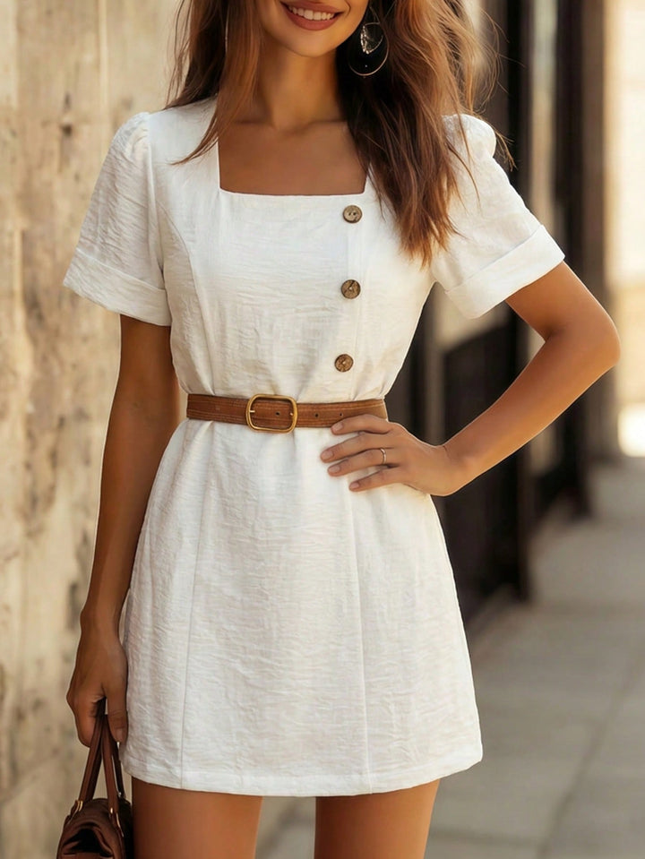 Rochie scurtă SHEIN, alb