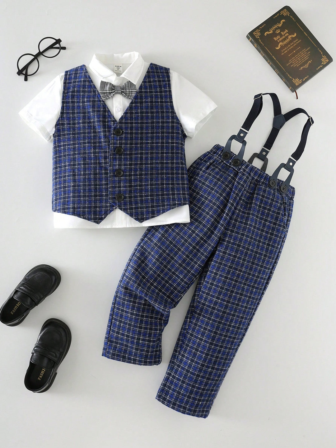 Costum SHEIN, albastru